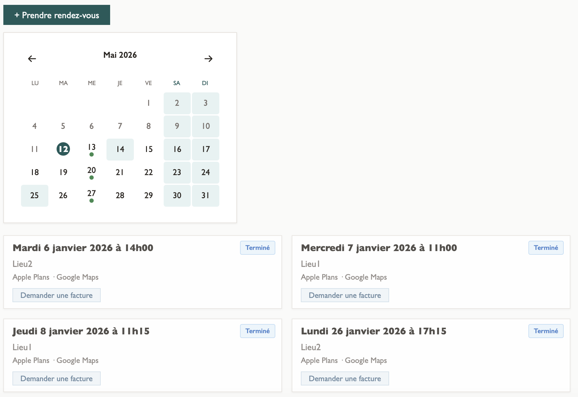 Espace client PlumeRV
